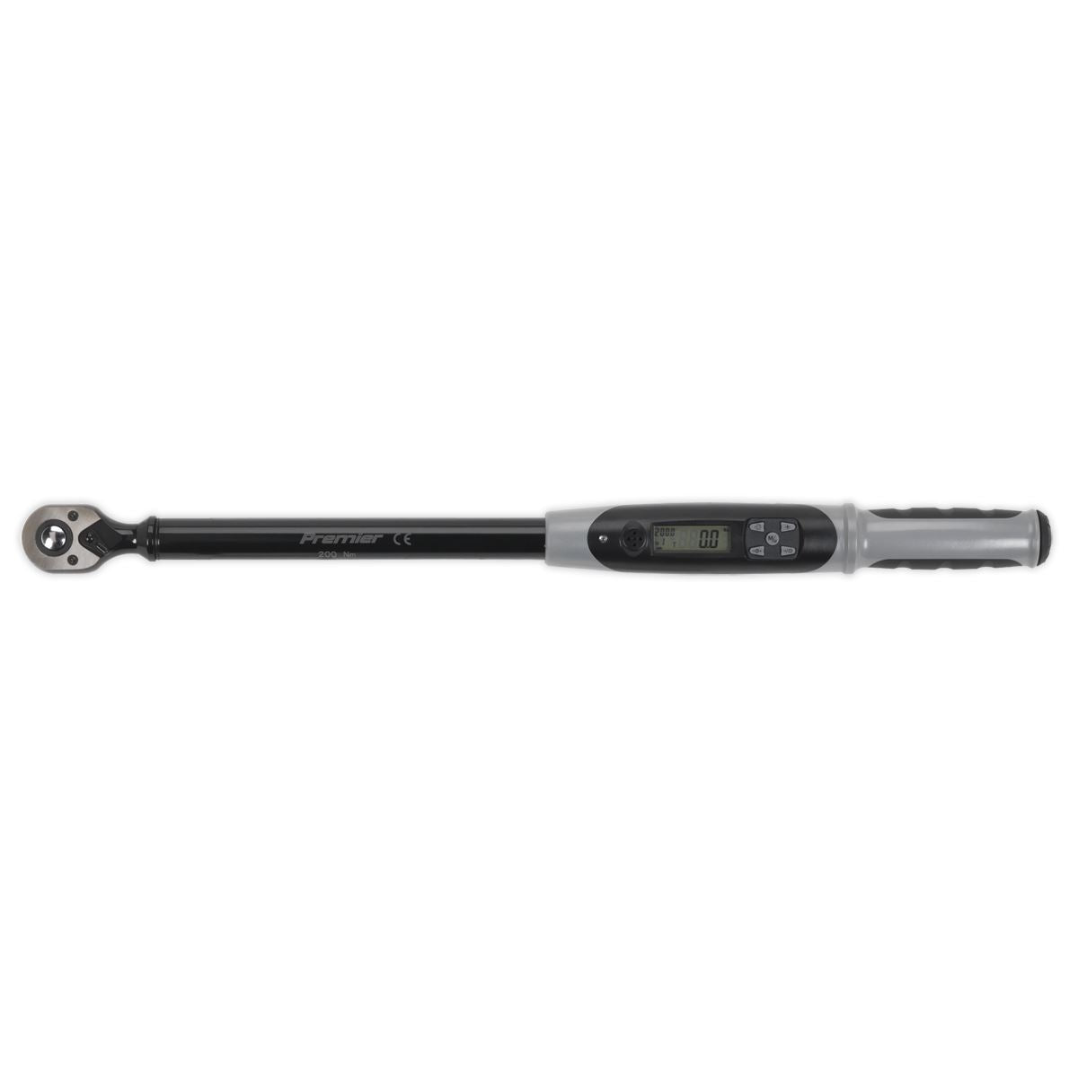 Sealey STW306B Angle Torque Wrench Digital 1/2"Sq Drive 20-200Nm(14.7-147.5lb.ft) Premier Black Sealey