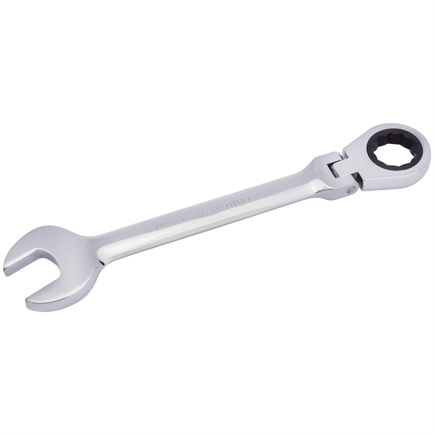 Draper 52026 HI-TORQ® Metric Flexible Head Ratcheting Combination Spanner 25mm Draper