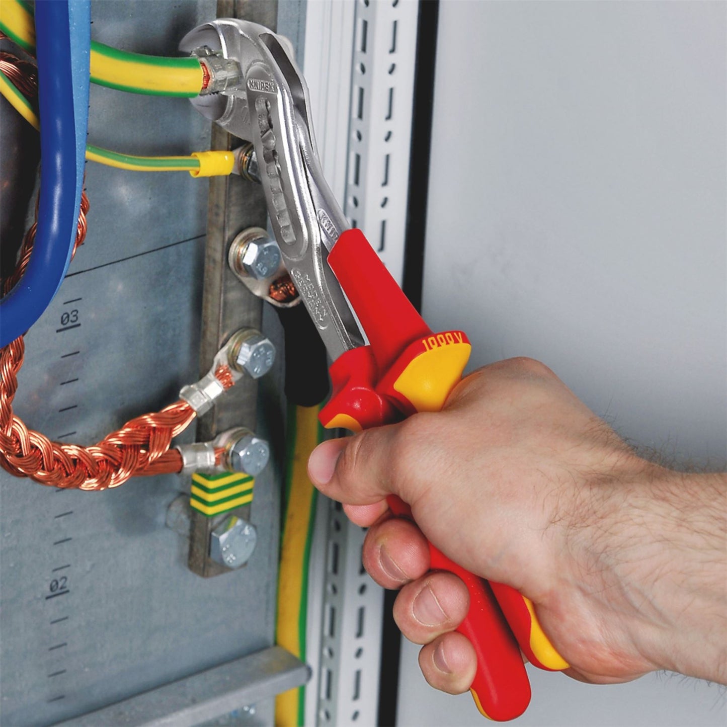 Knipex 21923 88 07 250 Alligator® Water Pump Pliers with dipped insulation VDE-tested chrome-plated 250mm Knipex