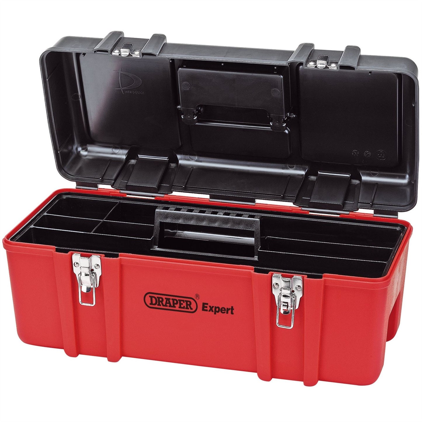 Draper 27732 Expert Plastic Tool Box with Tote Tray 580mm Draper
