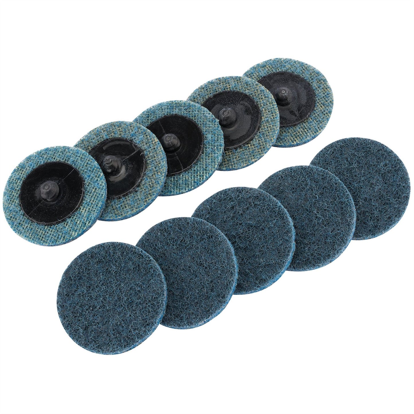 Draper 75622 Polycarbide Abrasive Pads 50mm Fine Pack of 10 Draper