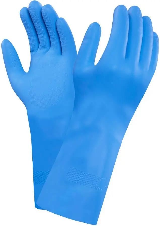 Ansell AlphaTec Blue Nitrile Chemical Resistant Gloves 37-501 Ansell