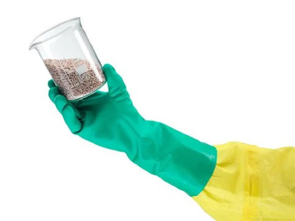 Ansell AlphaTec Green Nitrile Chemical Resistant Gloves 37-675 Ansell