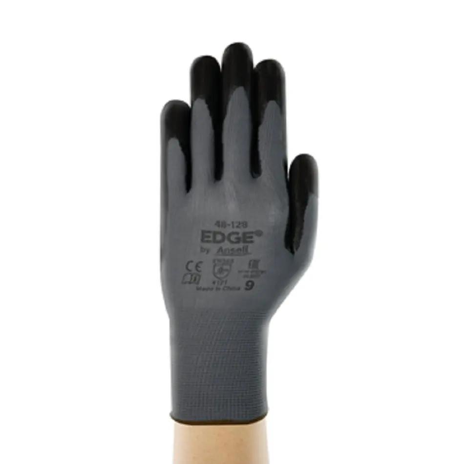 Ansell EDGE 48-128 Nitrile Palm Coated Gloves Ansell