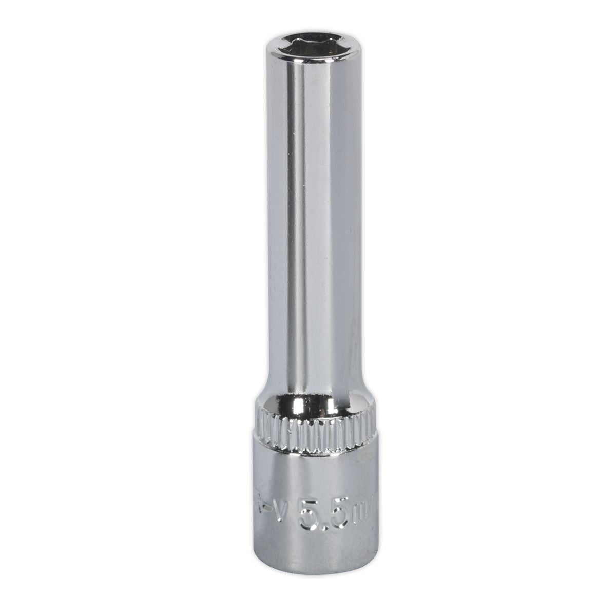 Sealey SP14055D WallDrive® Socket 5.5mm 1/4"Sq Drive Deep Fully Polished Sealey