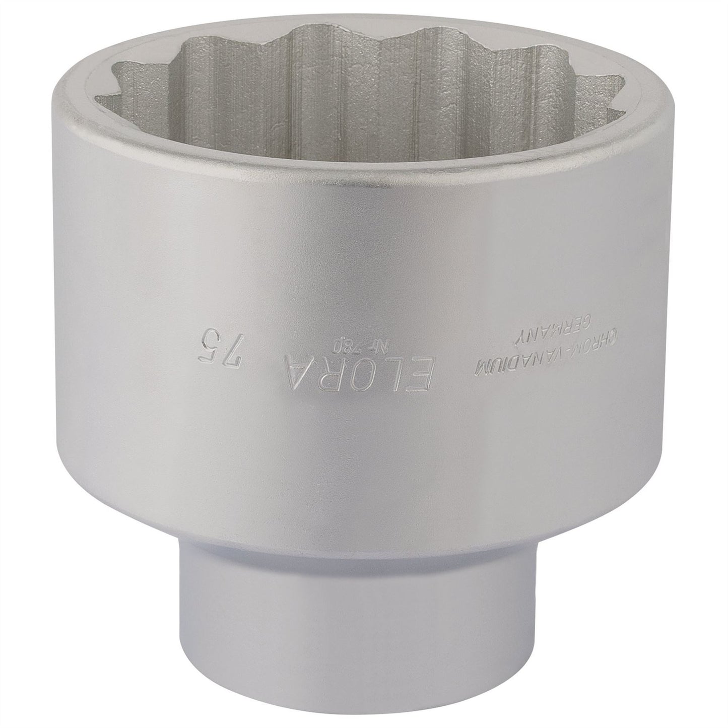Elora 67418 Bi-Hexagon Socket 1" Sq. Dr. 75mm Elora