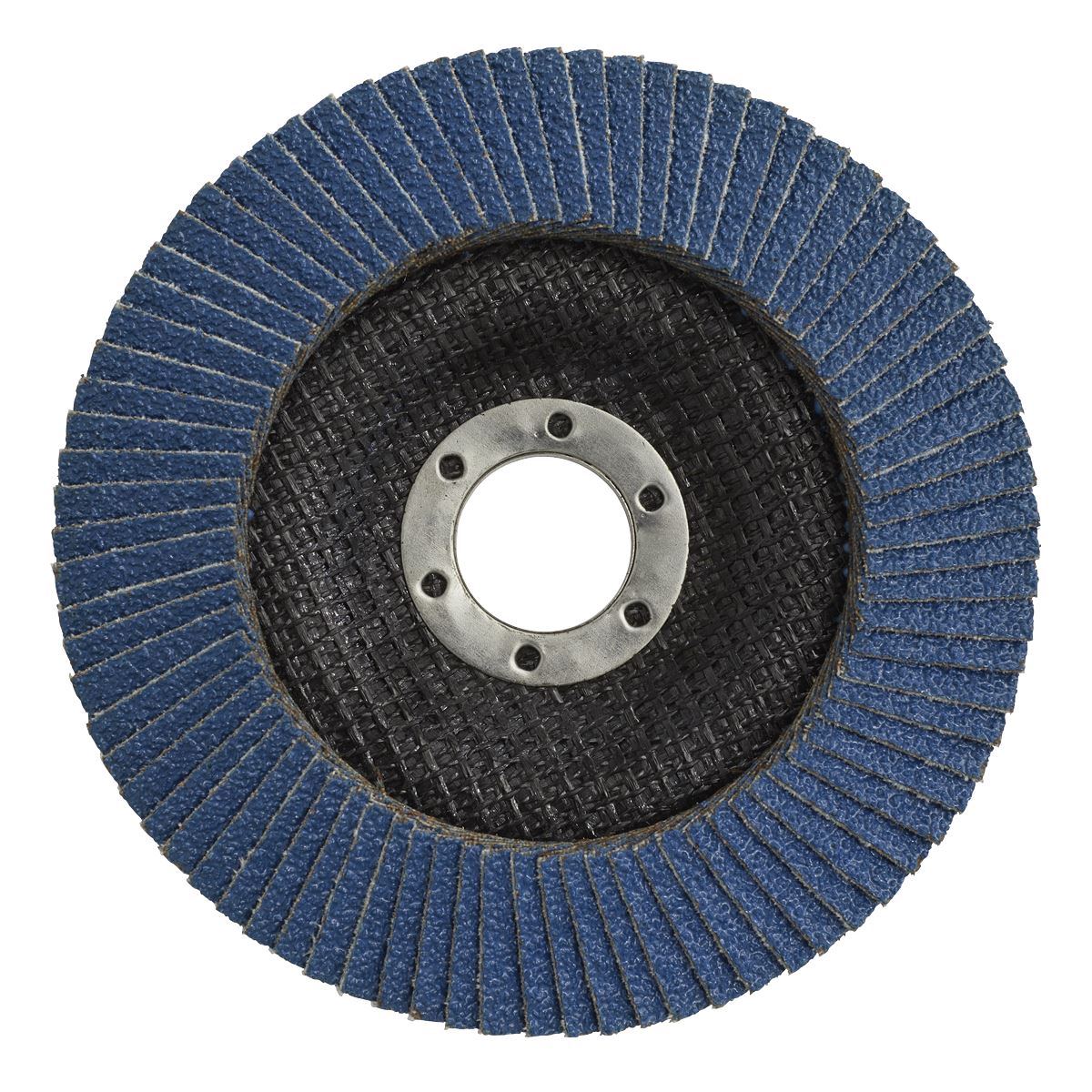Sealey FD12540 Flap Disc Zirconium Ø125mm Ø22mm Bore 40Grit Sealey