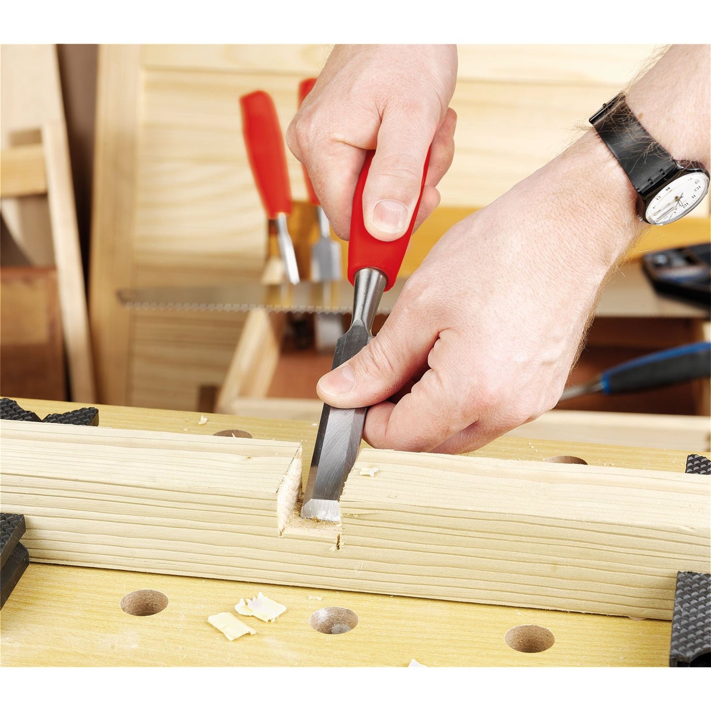 Draper 68472 Redline® Wood Chisel Set 3 Piece Draper