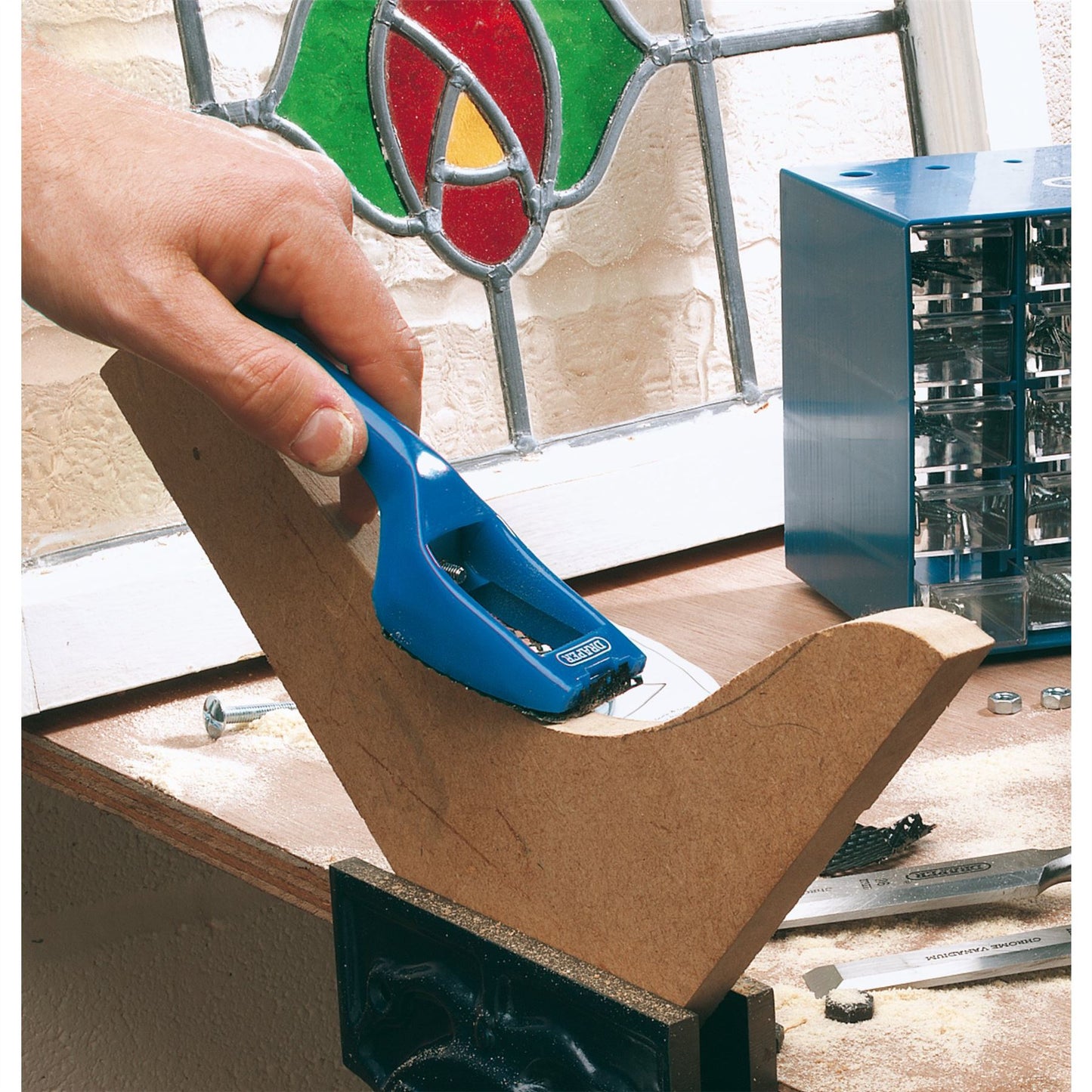 Draper 13855 Curved Blade Multi-Rasp Shaver 65mm x 40mm Draper