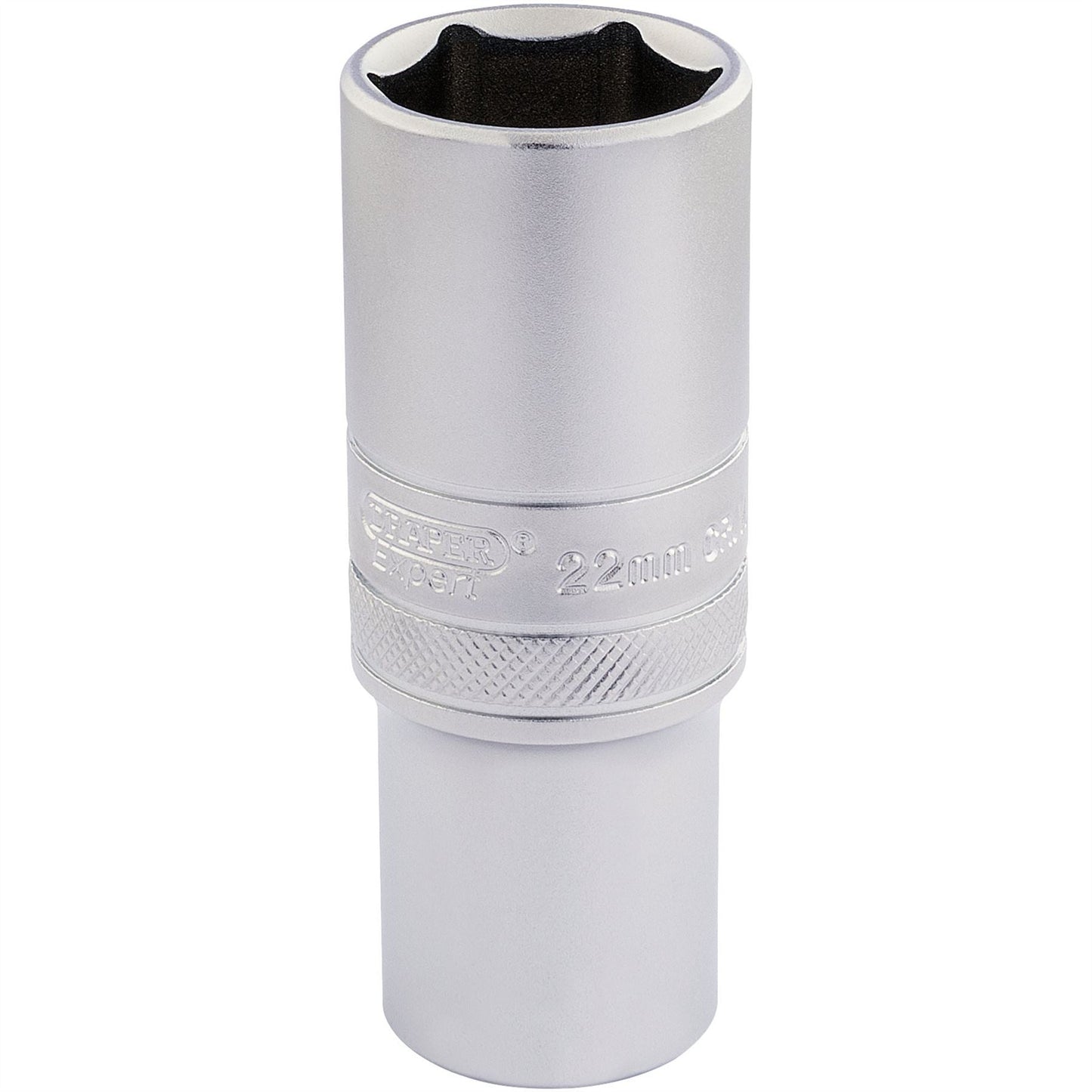 Draper 16654 6 Point Metric Deep Socket 1/2" Sq. Dr. 22mm Draper