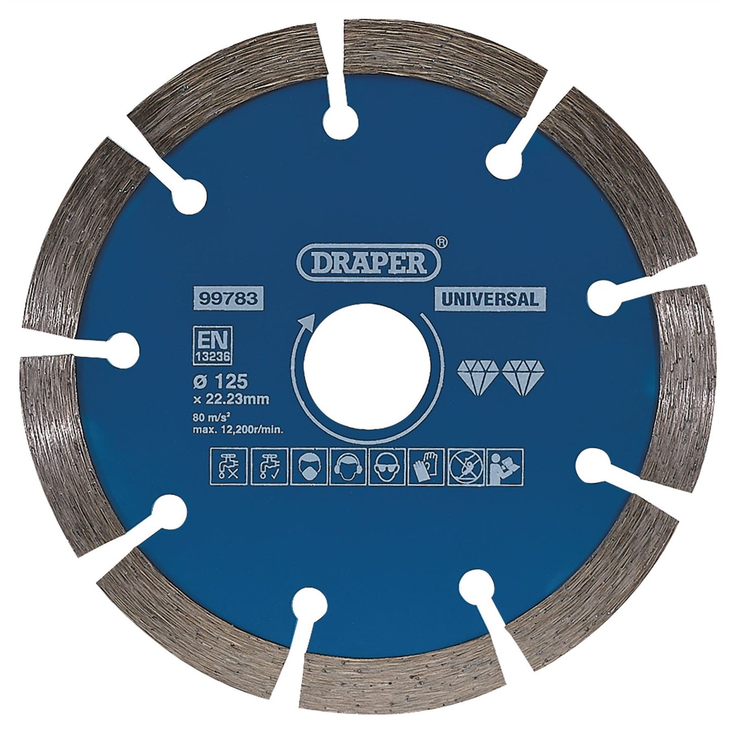 Draper 99783 Segmented Diamond Blade 125mm Draper