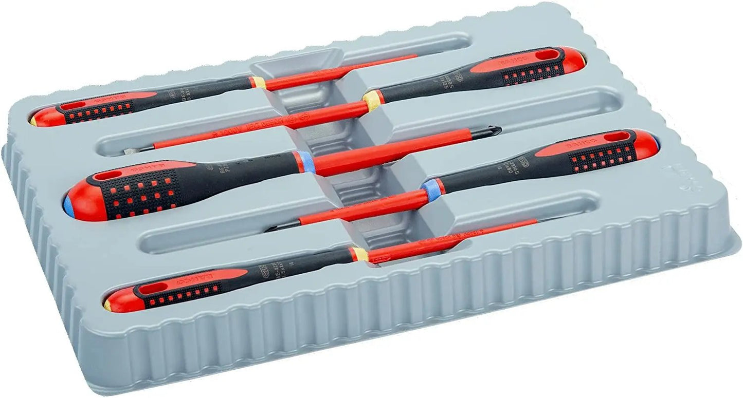 Bahco 1000v Insulated ERGO™ Screwdriver Set 5 Piece BE-9882S Bahco