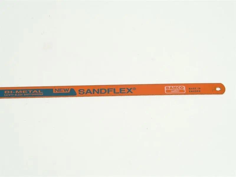 Bahco 3906 Sandflex Hacksaw Blades 300mm 12in x 24 TPI Pack 100 BAH39061224 Bahco