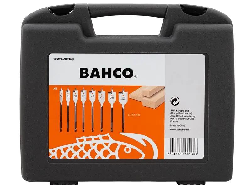 Bahco 9629 Series Flat Bit Set 8 Piece BAH9629SET8 Bahco
