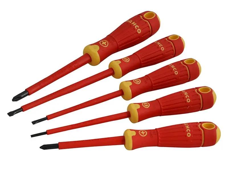 Bahco BAHCOFIT Insulated Scewdriver Set 5 Piece BAH220005 Bahco