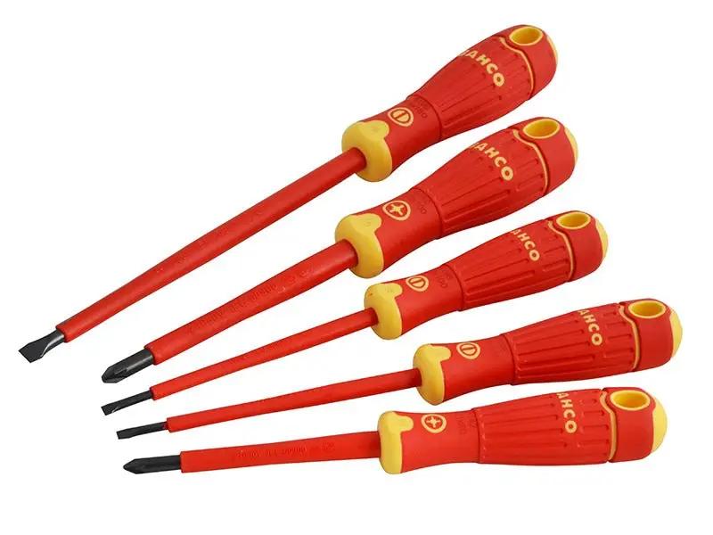 Bahco BAHCOFIT Insulated Screwdriver Set 5 Piece BAHB220015 Bahco