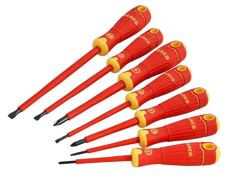 Bahco BAHCOFIT Insulated Screwdriver Set 7 Piece BAH220017 Bahco