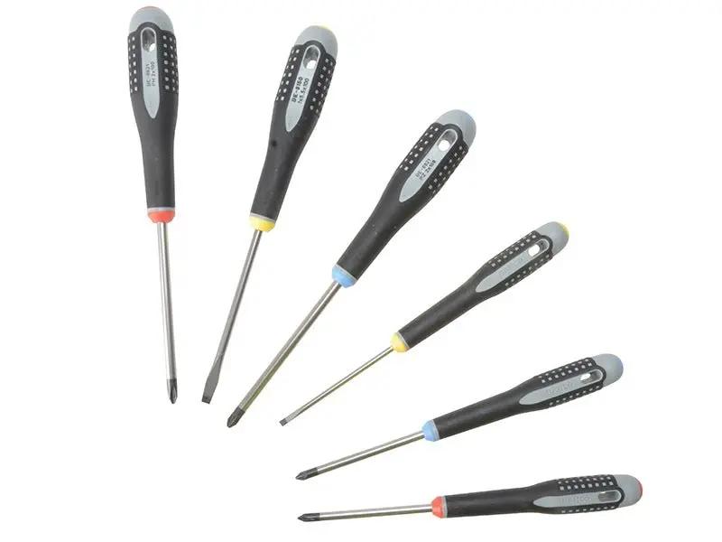 Bahco BE-9886 ERGO Screwdriver Set 6 Piece BAH9886 Bahco