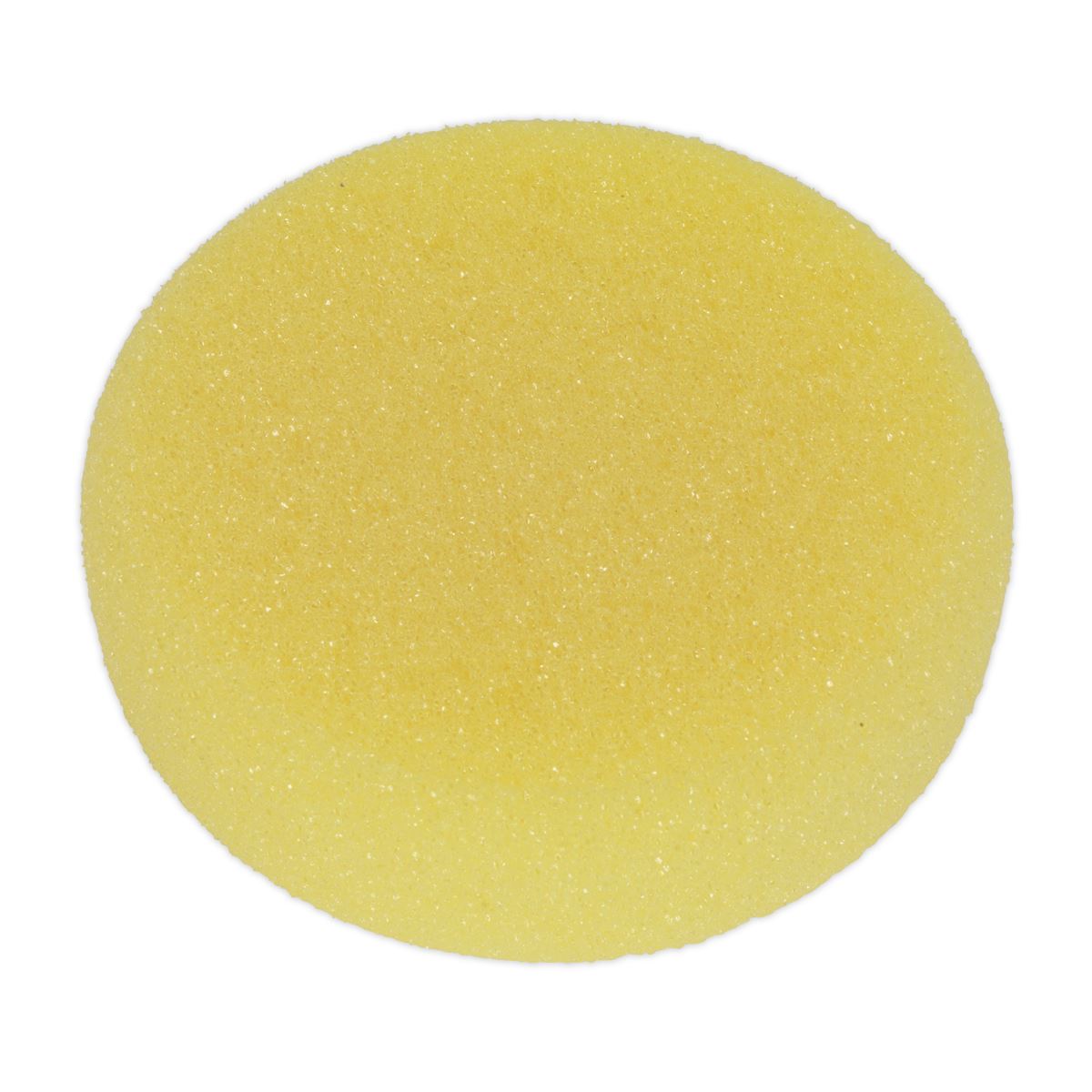 Sealey PTCCHV150Y Buffing & Polishing Foam Head Hook-and-Loop Ø150 x 50mm Yellow/Coarse Sealey