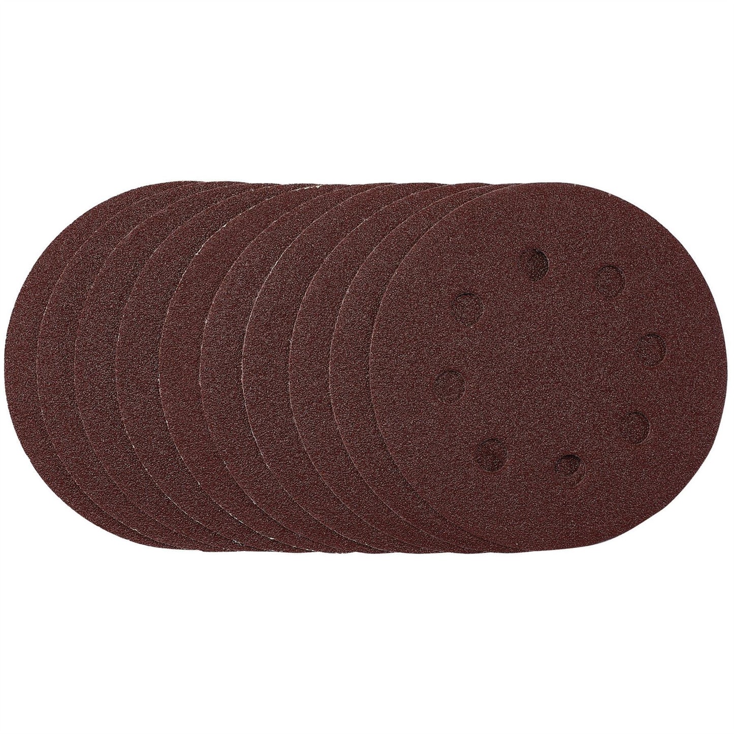 Draper 53499 Sanding Discs 115mm 80 Grit Hook & Loop Pack of 10 Draper