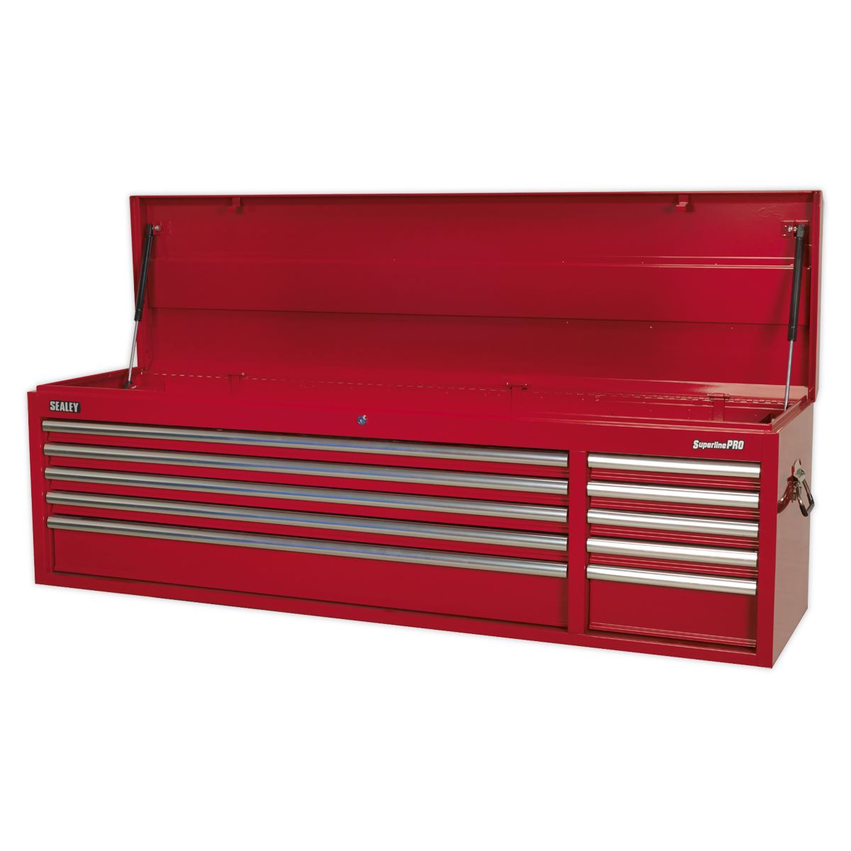 Sealey AP6610 Topchest 10 Drawer with Ball-Bearing Slides Heavy-Duty - Red Sealey