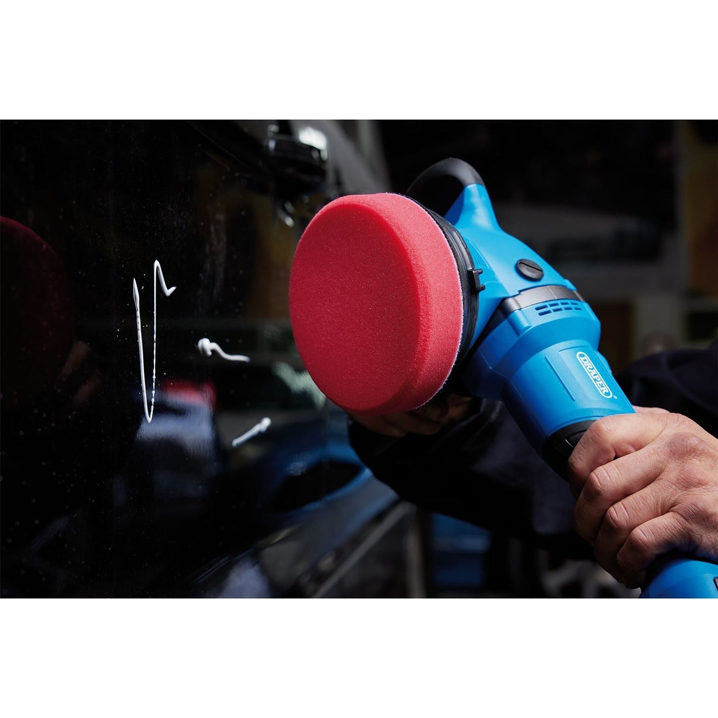 Draper 07582 Ultra-Fine Finishing Pad 125mm Red Draper