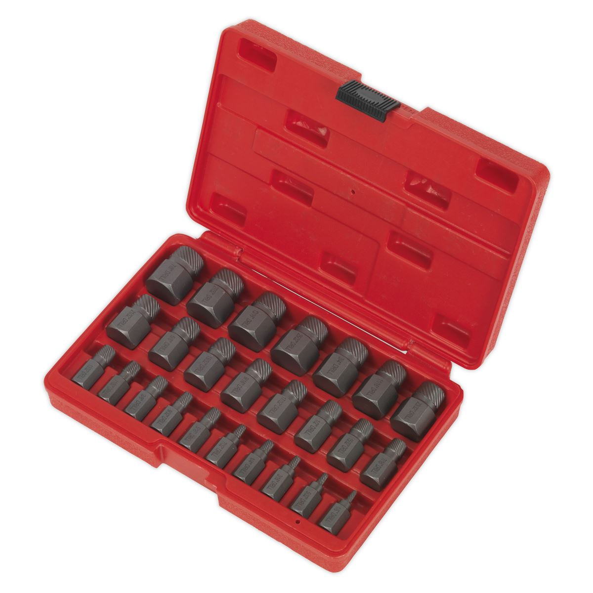 Sealey AK8182 Multi-Spline Screw Extractor Set 25pc Sealey