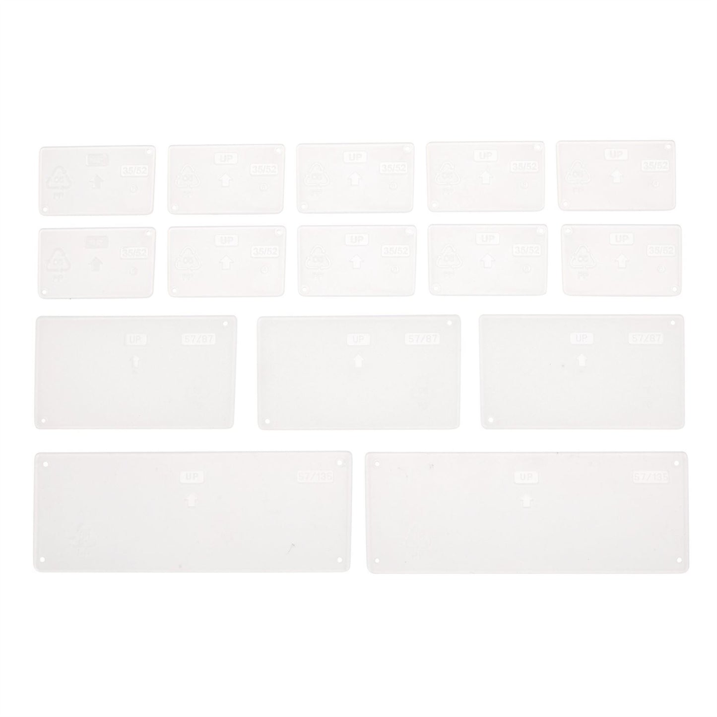 Draper 68237 Assorted Plastic Draw Dividers Pack of 16 Draper