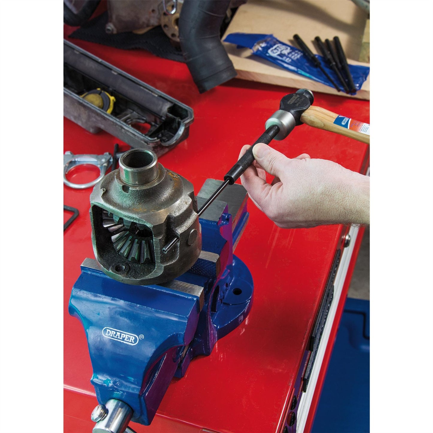 Draper 19674 Parallel Pin Punch Set 200mm 5 Piece Draper