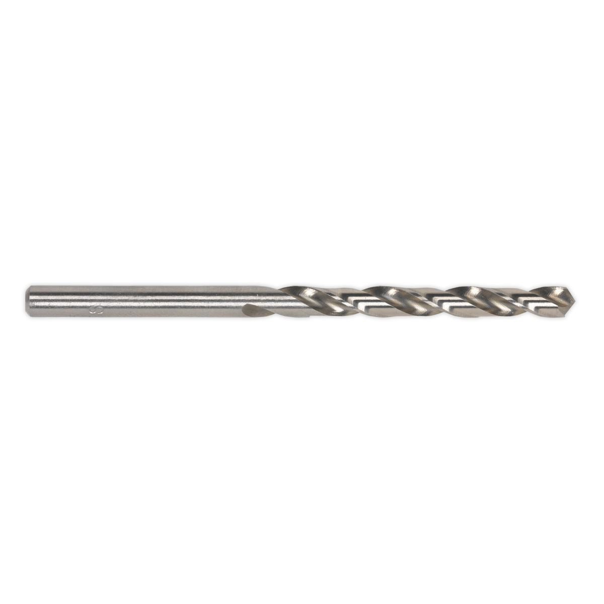 Sealey DB040FG HSS Fully Ground Drill Bit Ø4mm Pack of 10 Sealey