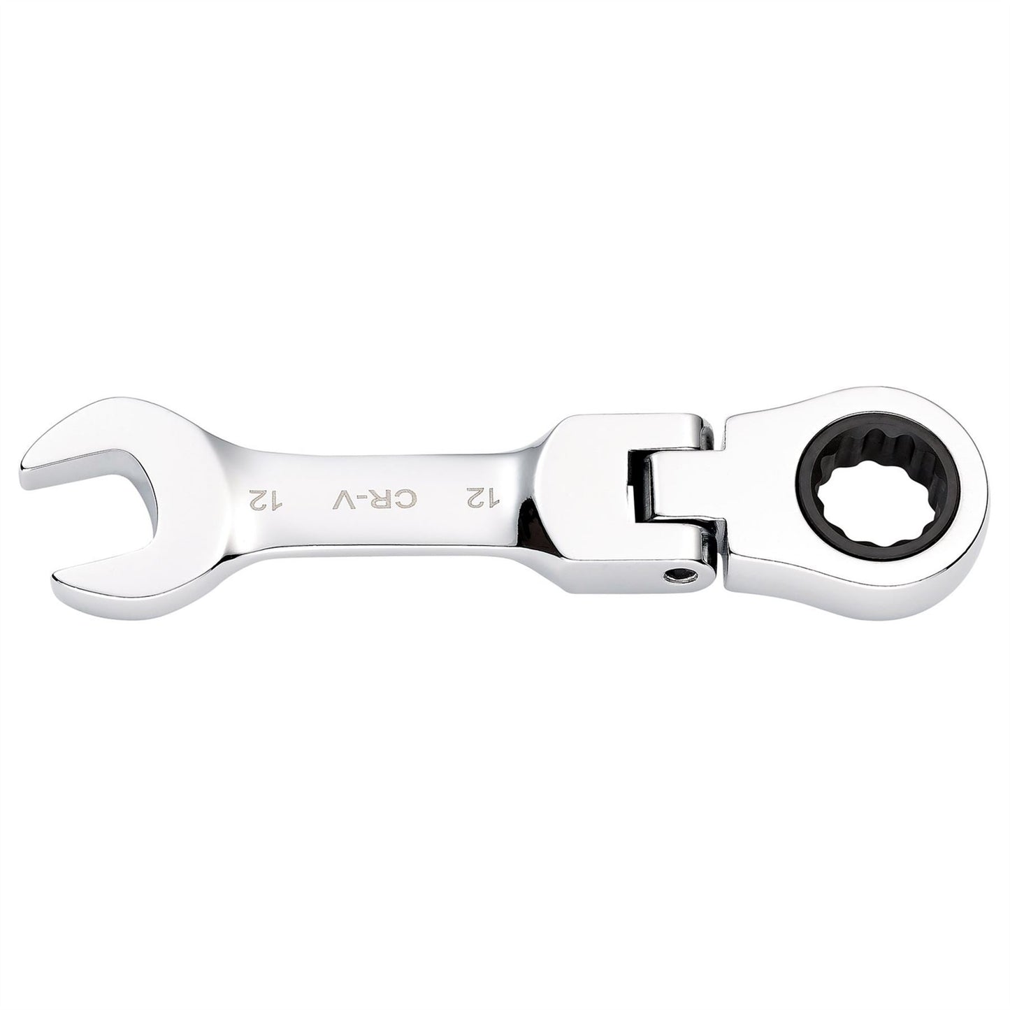 Draper 27968 HI-TORQ® Metric Stubby Flexible Head Ratchet Combination Spanner 12mm Draper