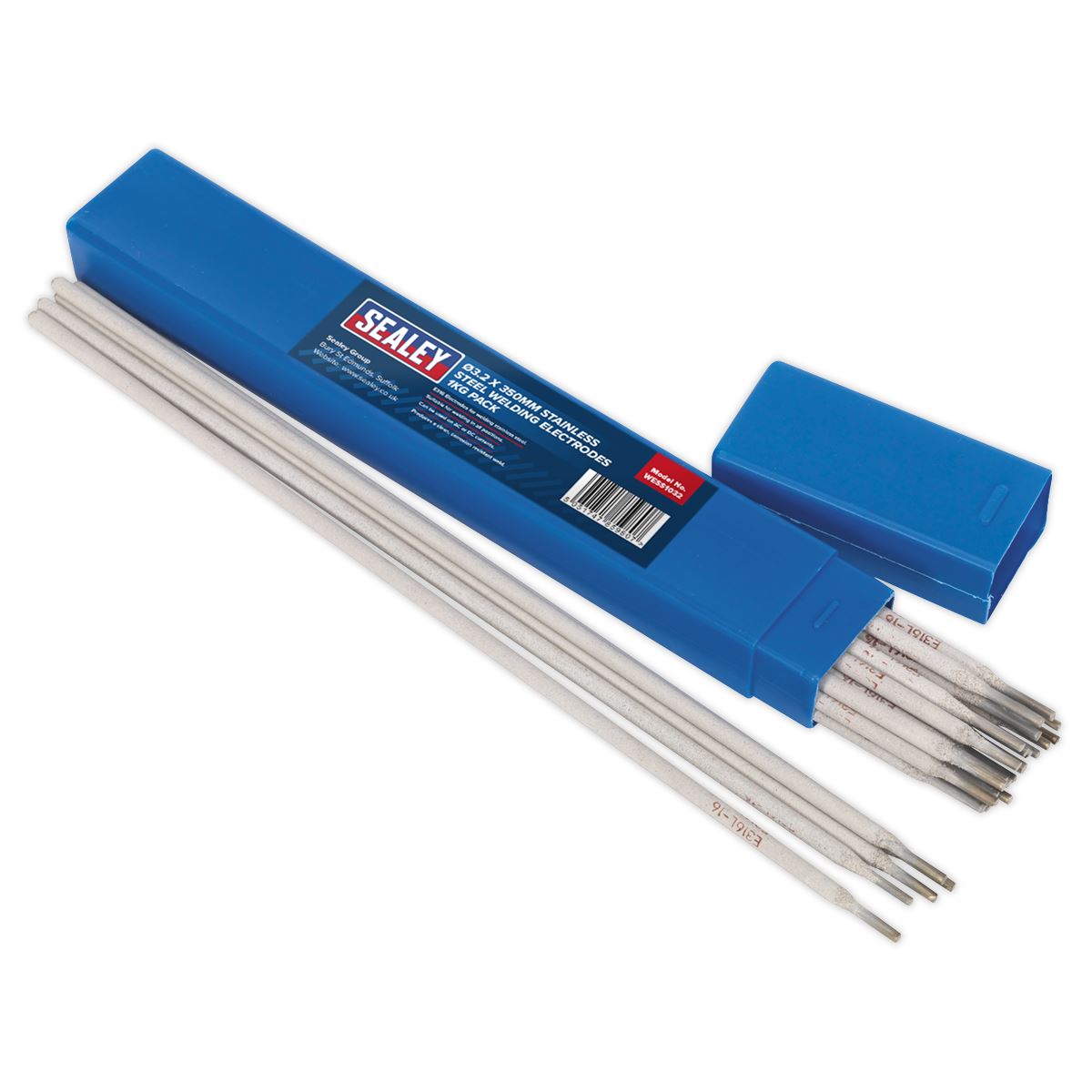 Sealey WESS1032 Welding Electrodes Stainless Steel Ø3.2 x 350mm 1kg Pack Sealey