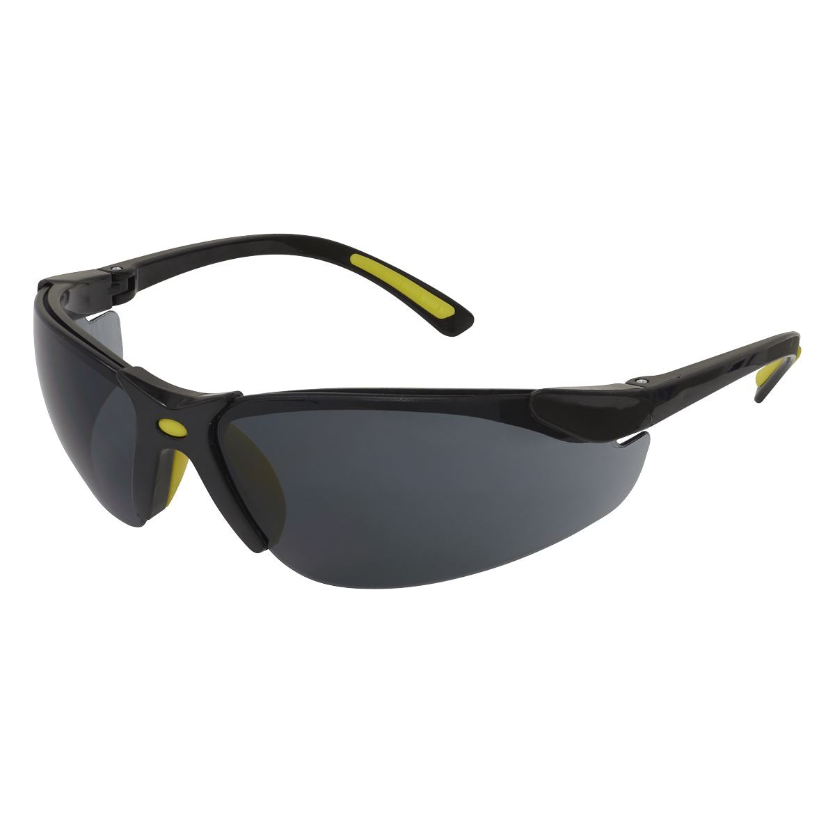 Sealey 9214 Zante Style Smoke Lens Safety Glasses with Flexi Arms Sealey
