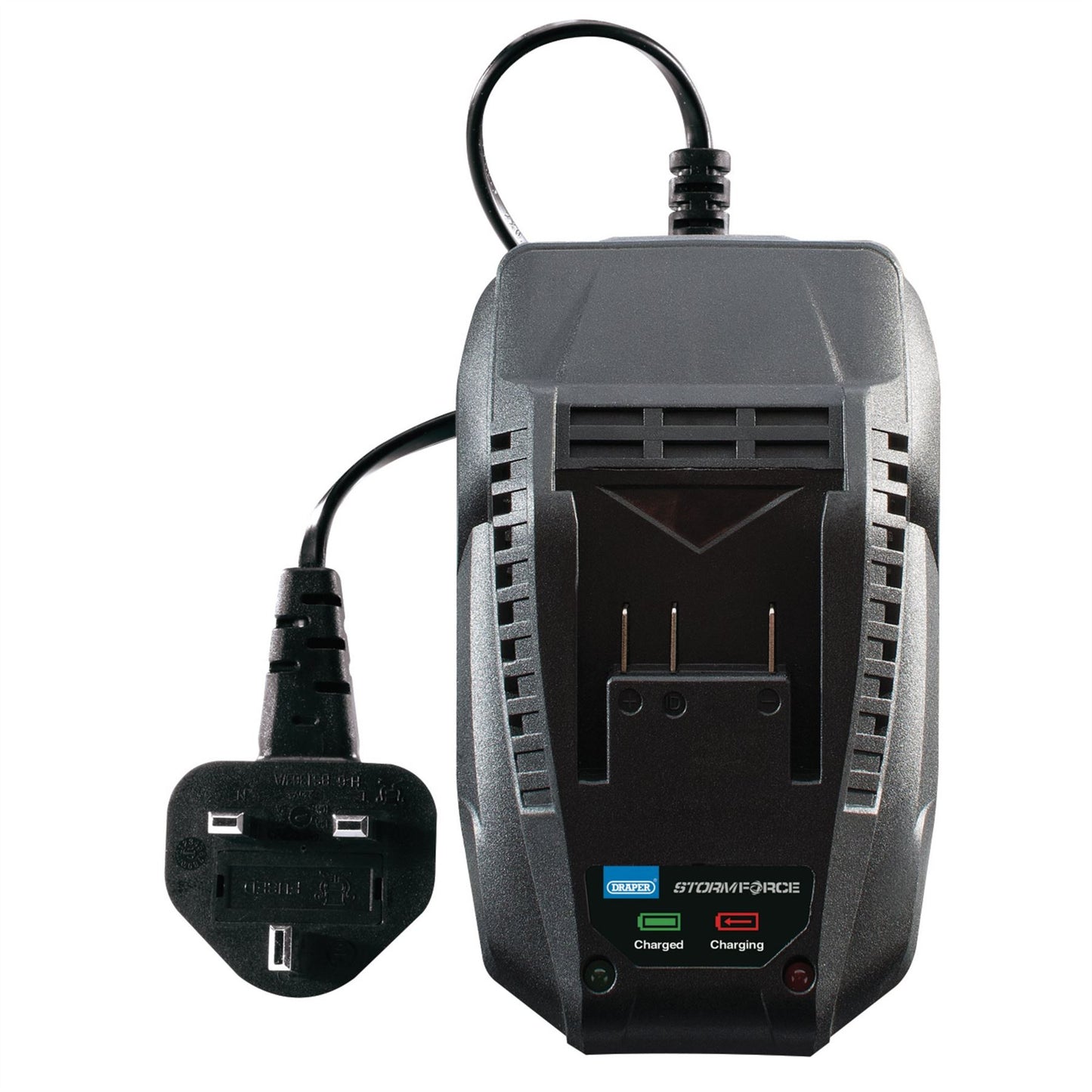 Draper 89425 Storm Force® 20V Charger For Power Interchange Range of Batteries Draper