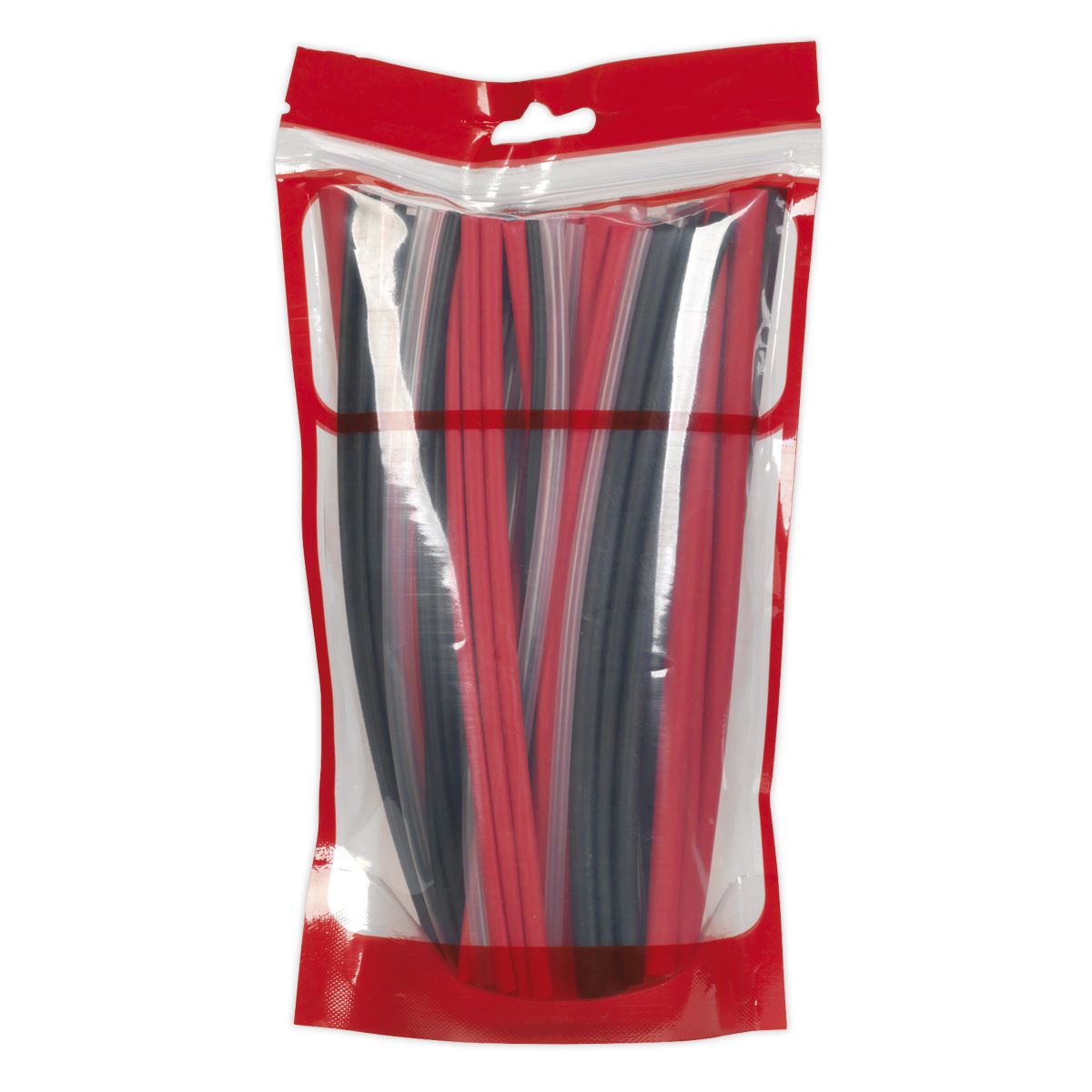 Sealey HSTAL72MC Heat Shrink Tubing Assortment 72pc Mixed Colours Adhesive Lined 200mm Sealey