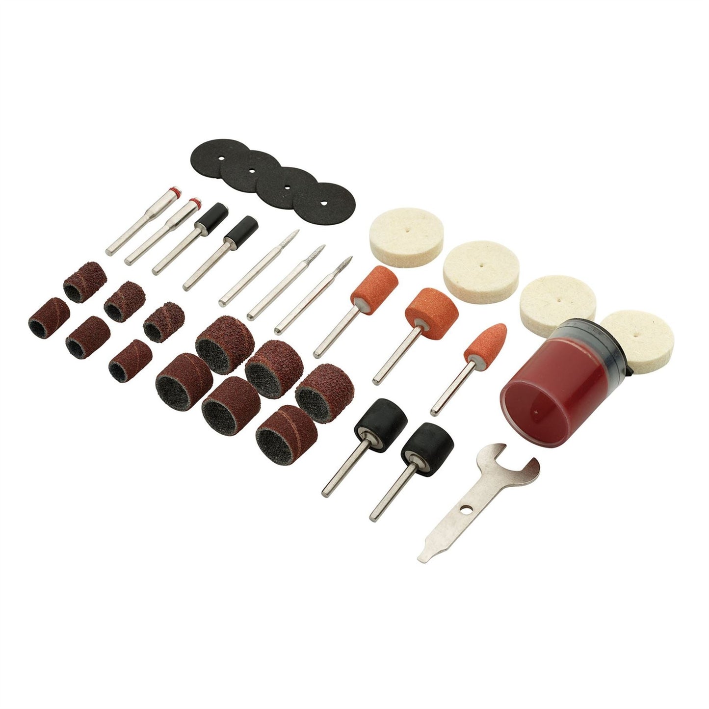 Draper 08954 Accessories Set for D20 Engraver/Grinder 32 Piece Draper