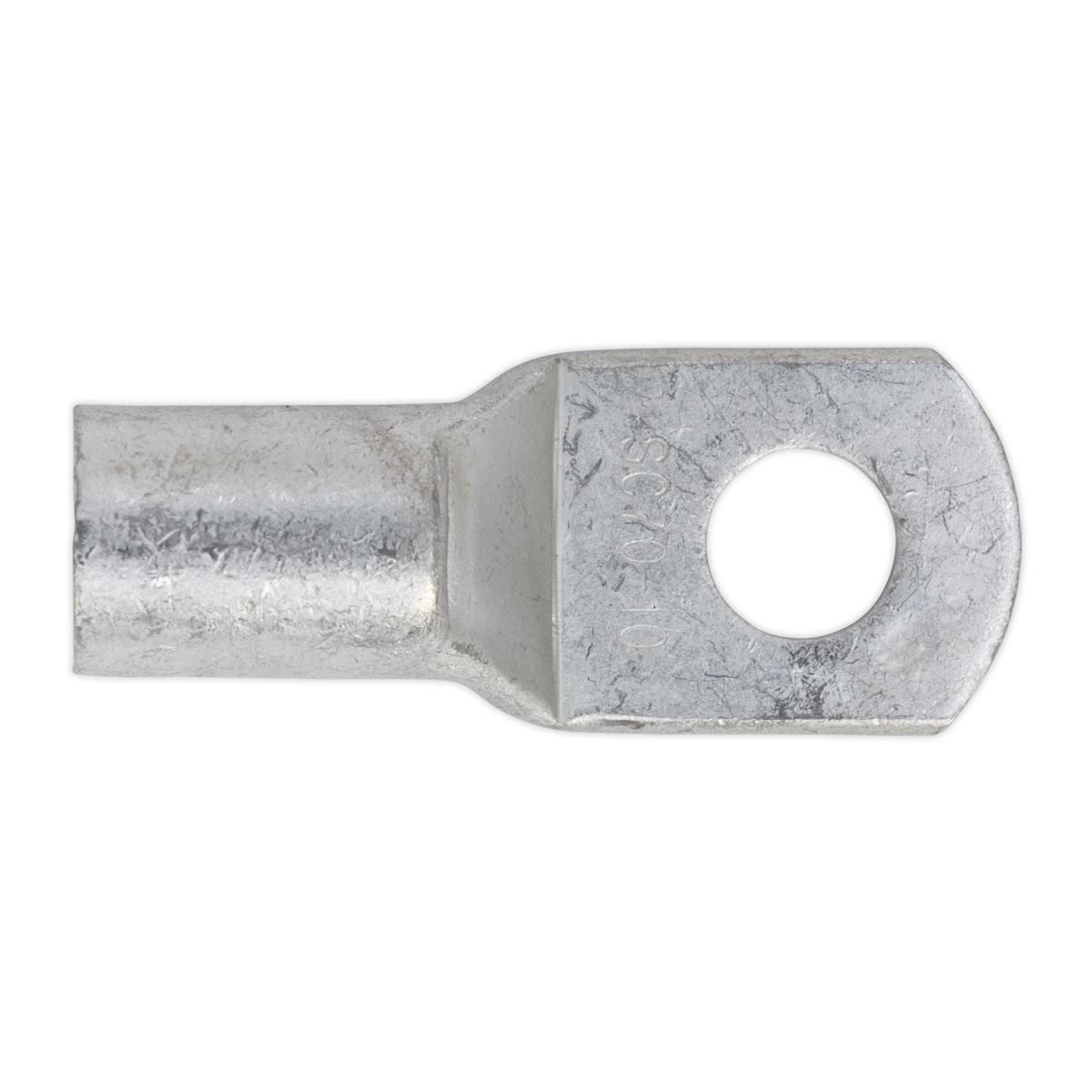 Sealey LT7010 Copper Lug Terminal 70mm² x 10mm Pack of 10 Sealey