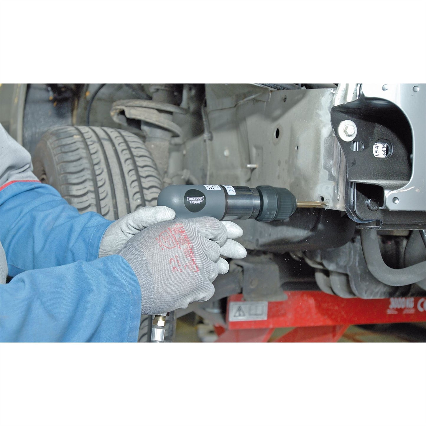 Draper 14258 Composite Reversible Keyless Air Drill 10mm Draper