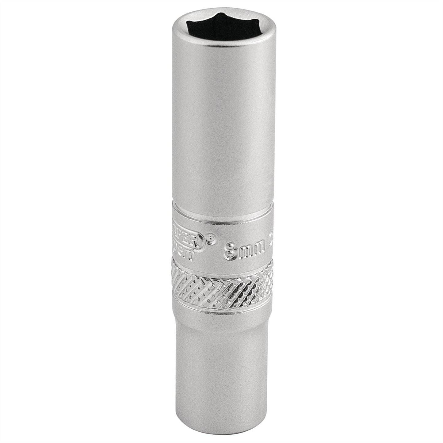 Draper 16528 6 Point Deep Socket 1/4" Sq. Dr. 8mm Draper