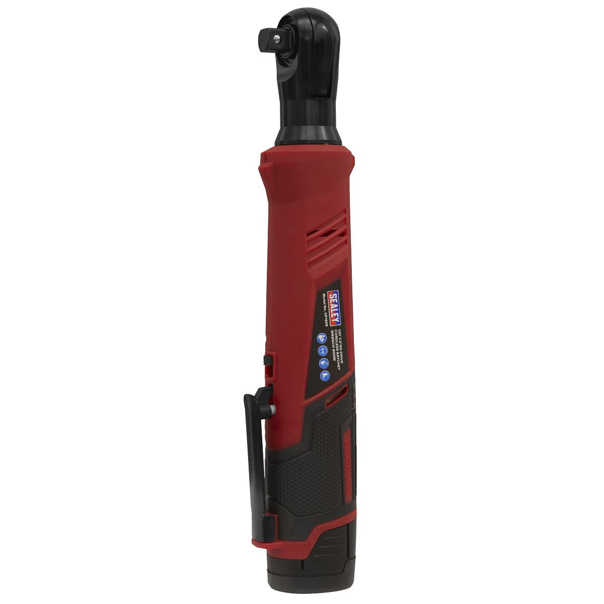Sealey CP1209 Cordless Ratchet Wrench 1/2"Sq Drive 12V SV12 Series - Body Only Sealey
