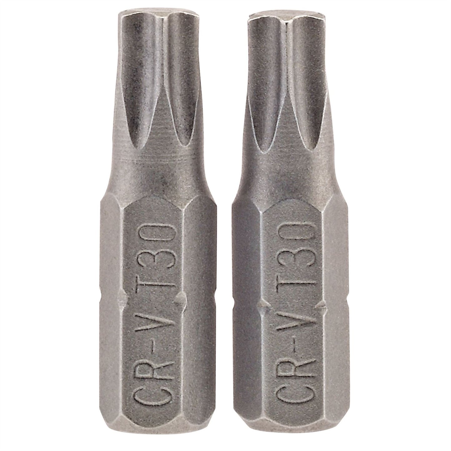 Draper 66435 TX-STAR® Insert Bit 1/4" Hex 25mm Long T30 Pack of 2 Draper