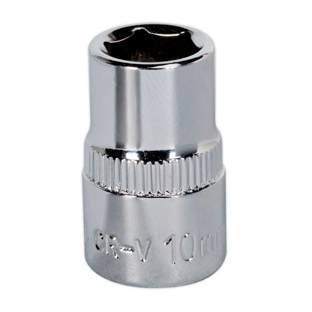 Sealey SP3810 WallDrive® Socket 10mm 3/8"Sq Drive Fully Polished Sealey