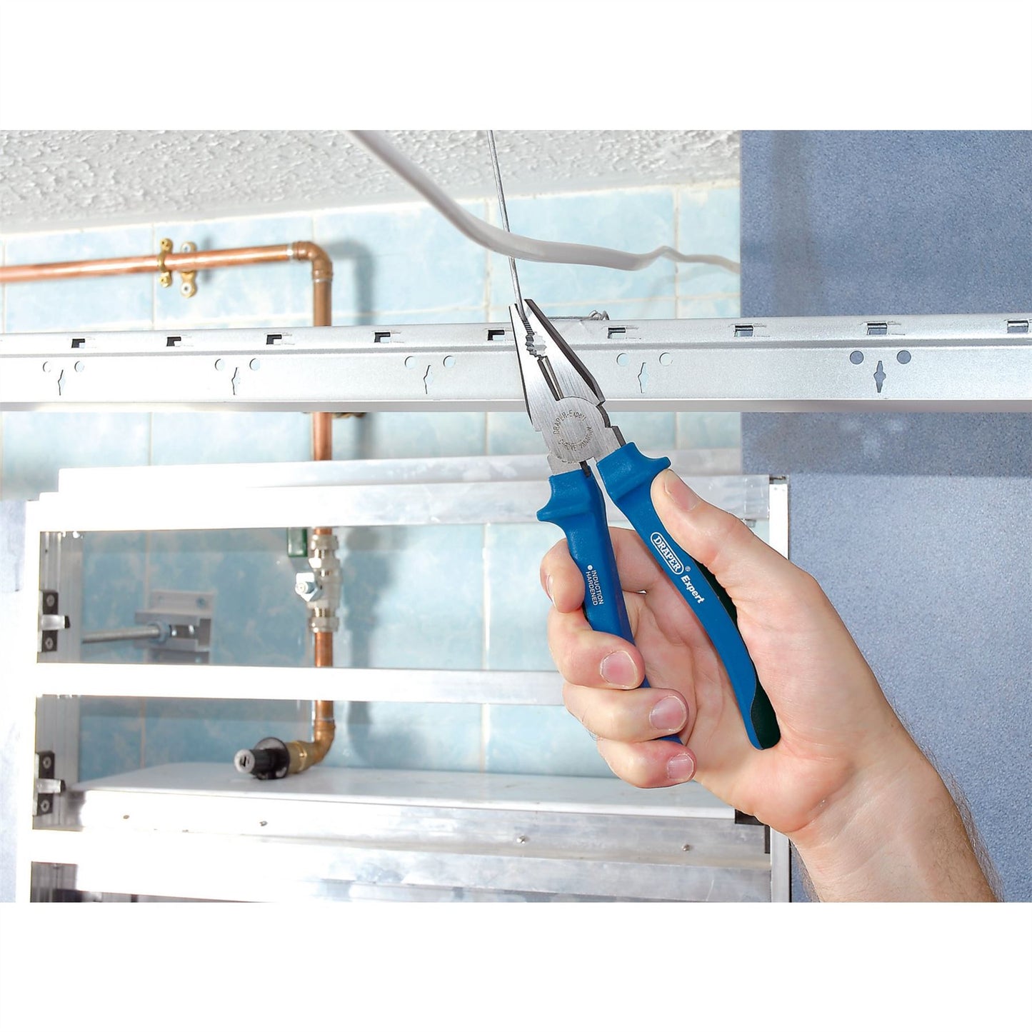 Draper 68884 Expert Heavy Duty Soft Grip Combination Pliers 180mm Draper