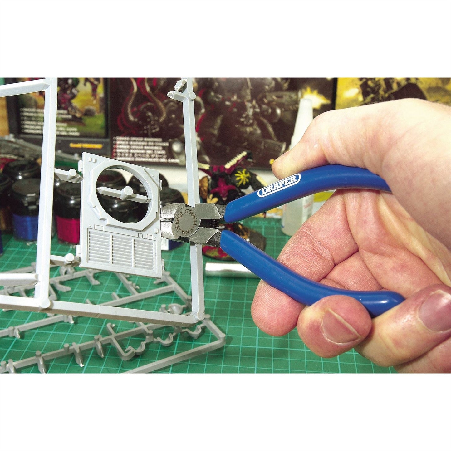 Draper 19646 Spring Loaded Diagonal Side Cutter 115mm Draper