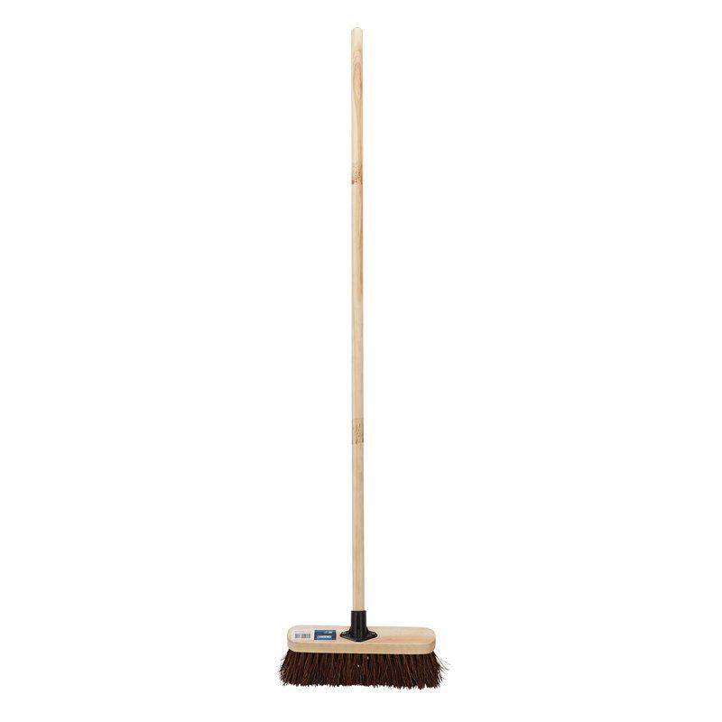 Draper 07869 Stiff Bassine Broom Head with Plastic Bracket and Handle 300mm Draper
