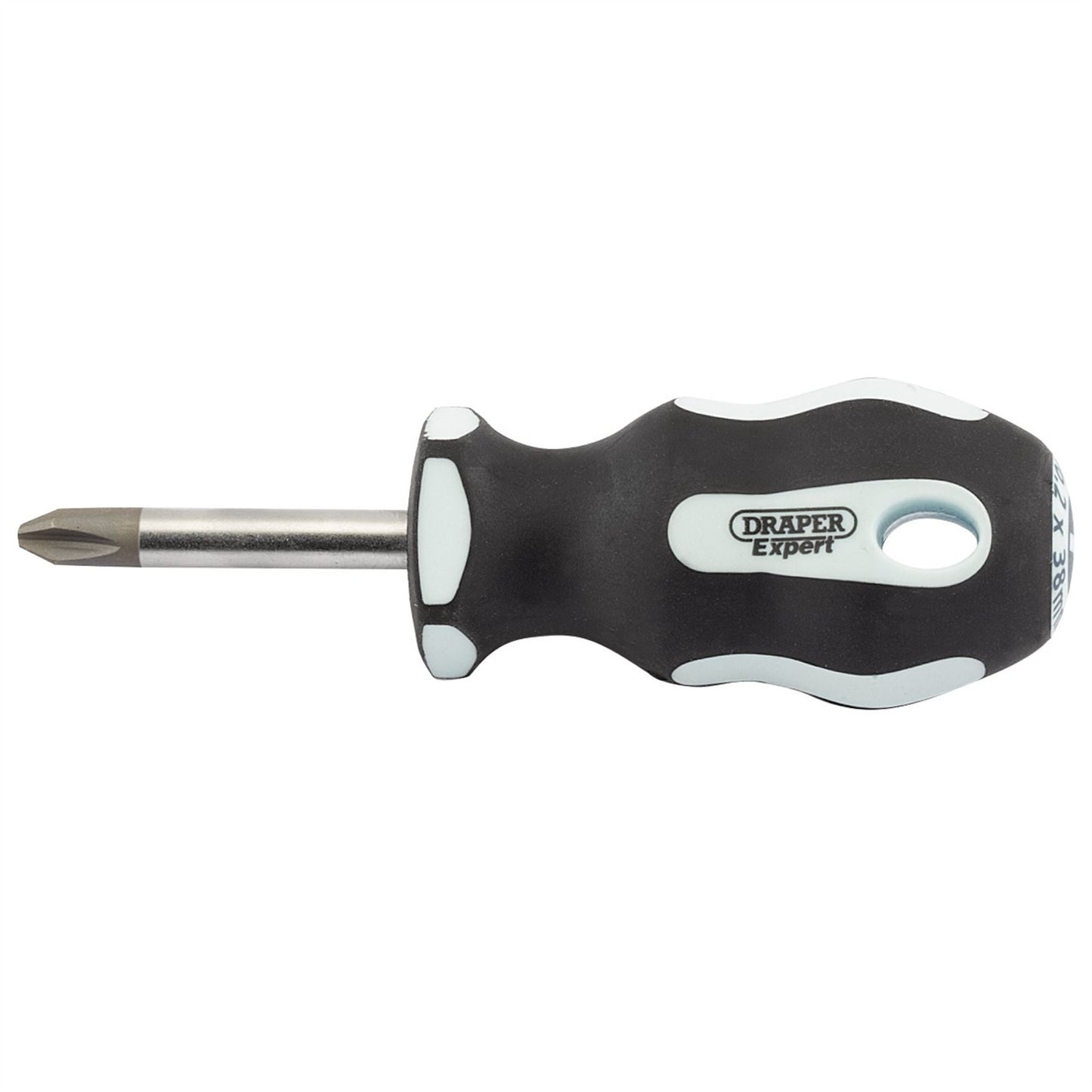 Draper 34991 Cross Slot Soft Grip Screwdriver No.2 x 38mm Draper