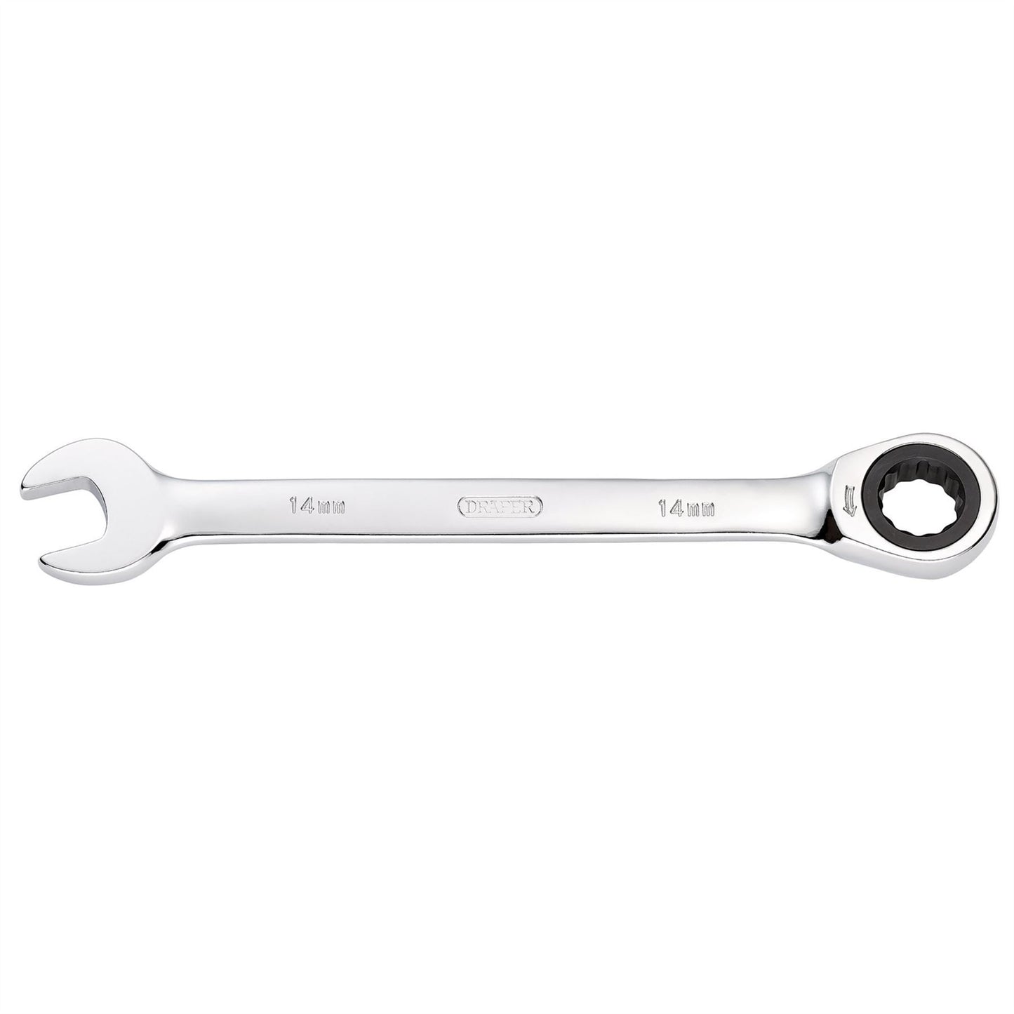 Draper 31011 Metric Ratcheting Combination Spanner 14mm Draper