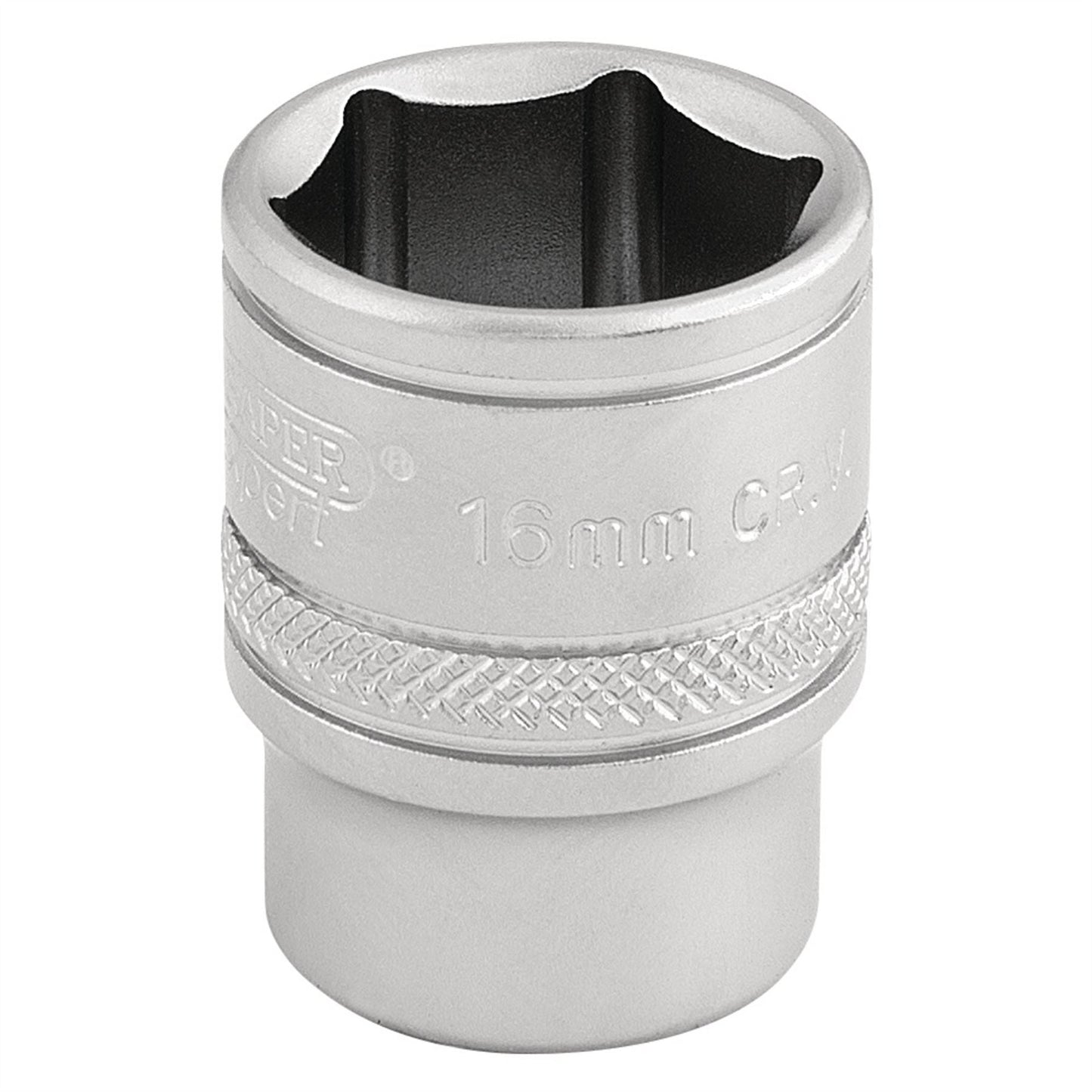 Draper 16542 6 Point Metric Socket 3/8" Sq. Dr. 16mm Draper