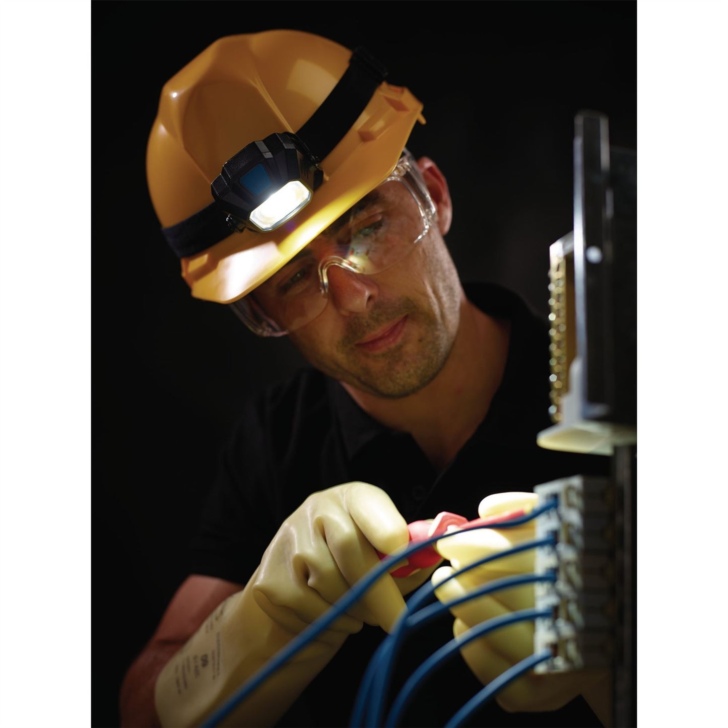 Draper 65689 Expert COB/SMD LED Wireless/USB Rechargeable Head Torch 6W 400 Lumens USB-C Cable Supplied Draper