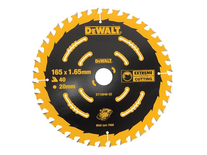 Dewalt Elite Series Framing Circular Saw Blade 165 X 20mm X 40t Dewalt
